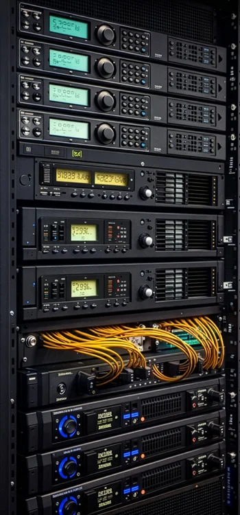 Equipment rack DPS and amplifiers