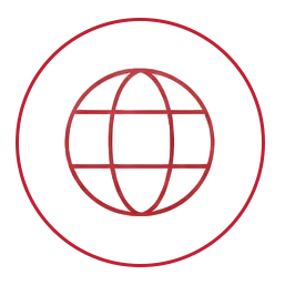 Pro AVL network and distribution icon