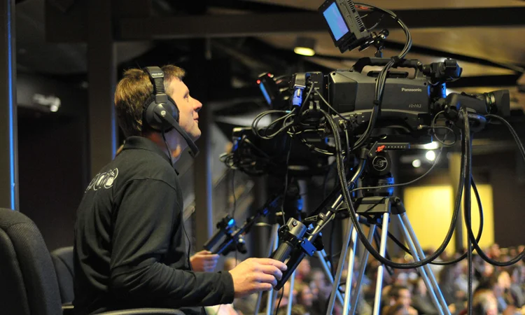 Broadcast studio cameras and production infrastructure for live media environments