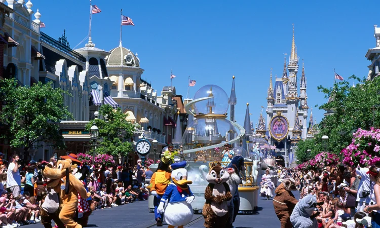 Audio video and lighting systems integrated across theme park attractions and environments