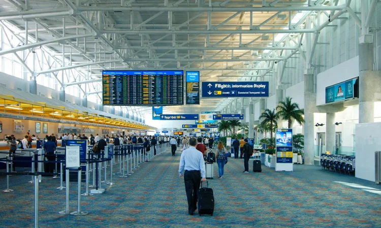 Audio video communication and digital signage systems in transportation terminals